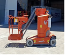 Mast Lift Hire - 11.2m - Electric (for use on concrete only)