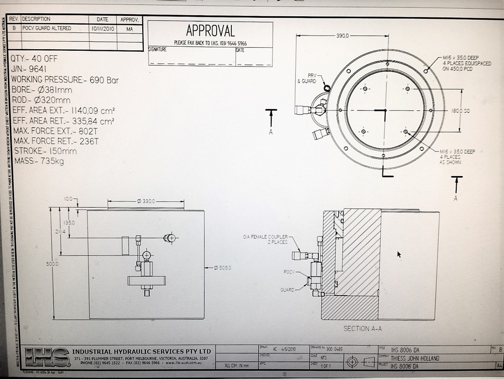 800T Hydraulic Jacks