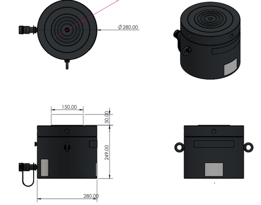 250T Jacks - Enerpac - Single Acting Load Return and Tilt Saddle